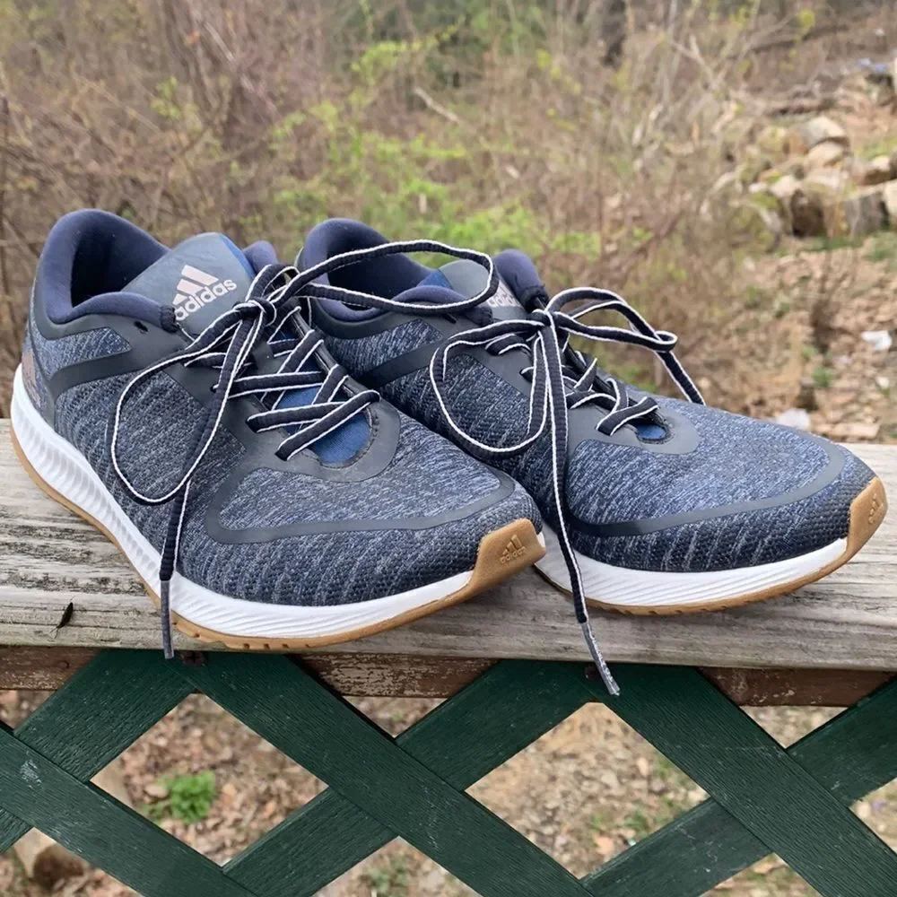 Adidas Womans Bounce Sneakers Sz 8 Navy